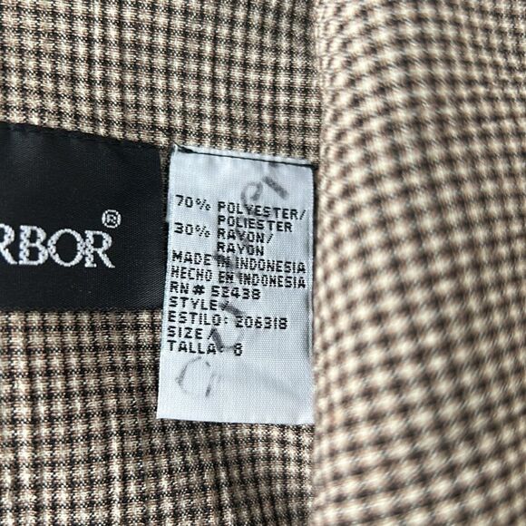 Vintage 90s/Y2K houndstooth pattern shirt jacket size medium blazer - Picture 3 of 4